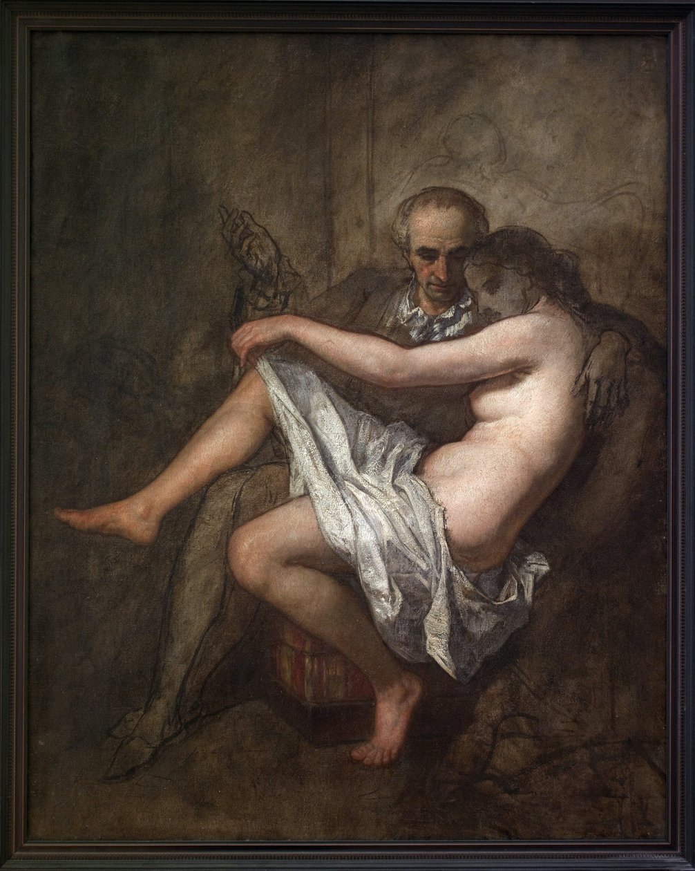 Baudelaire ve Başkan Sabatier. Şair Charles Baudelaire