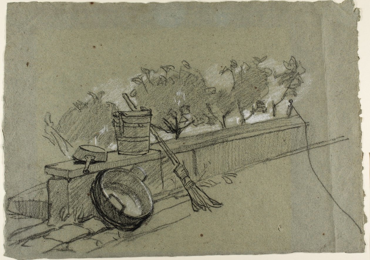 Duvardaki Nesneler, Couture için çalışma, The Bird-Catcher by Thomas Couture