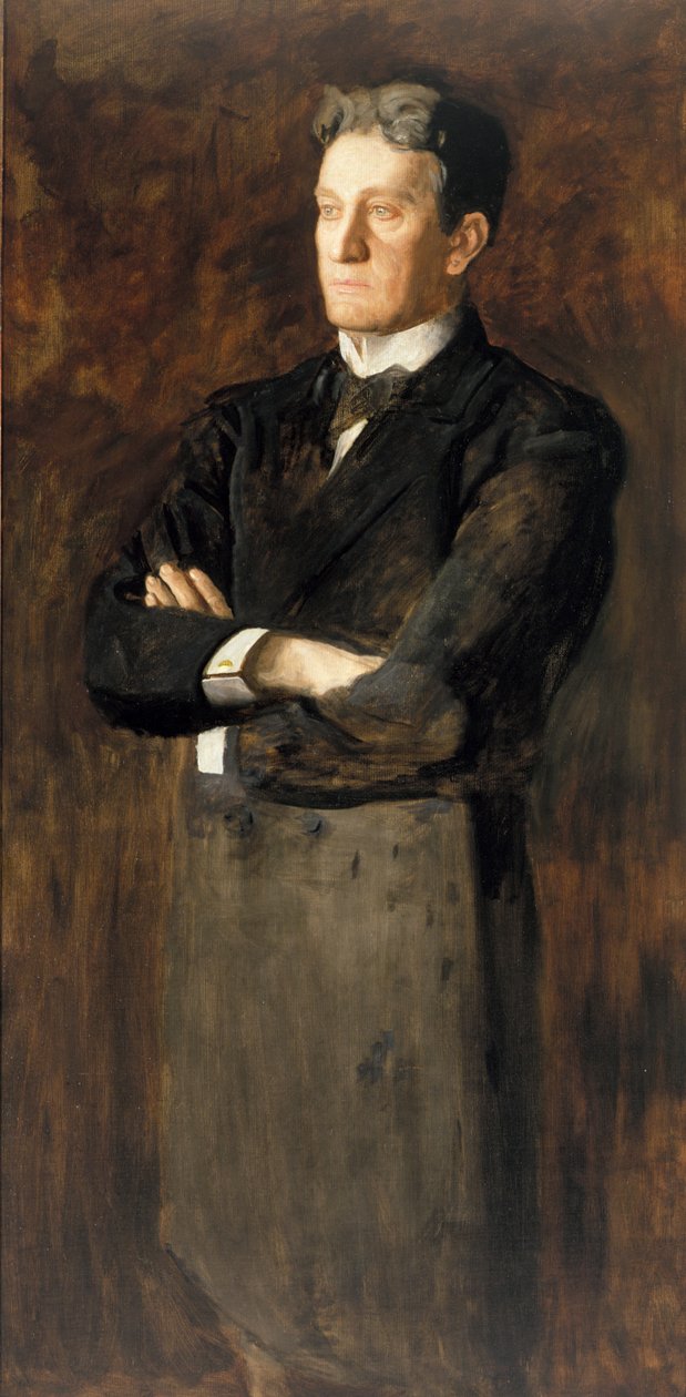 Thomas H. Fenton (tuval üzerine yağlı boya) by Thomas Cowperthwait Eakins