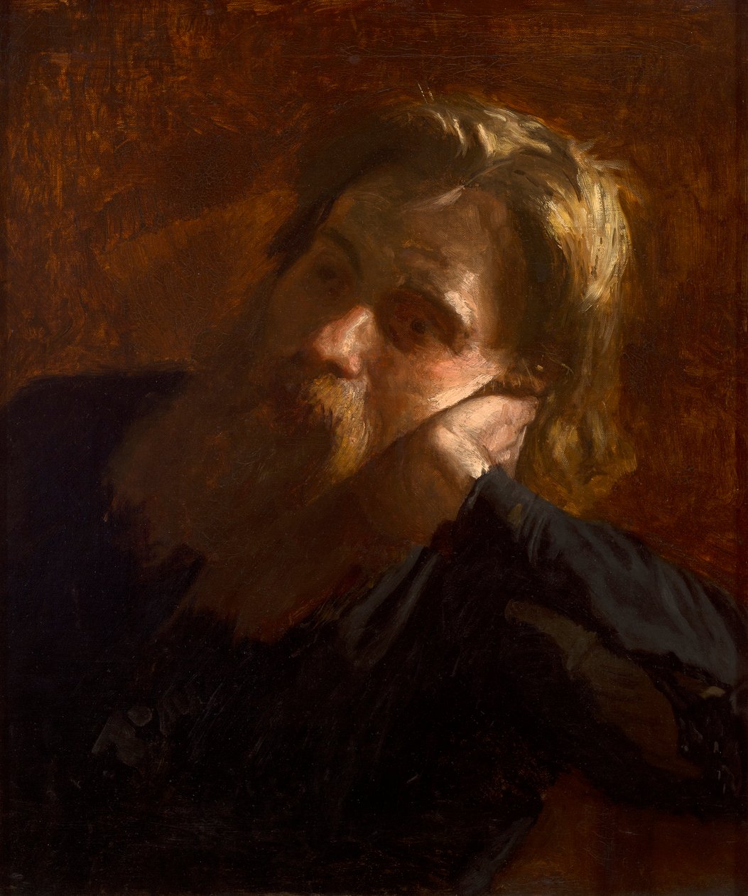 Franklin Schenck (tuval üzerine yağlı boya) by Thomas Cowperthwait Eakins