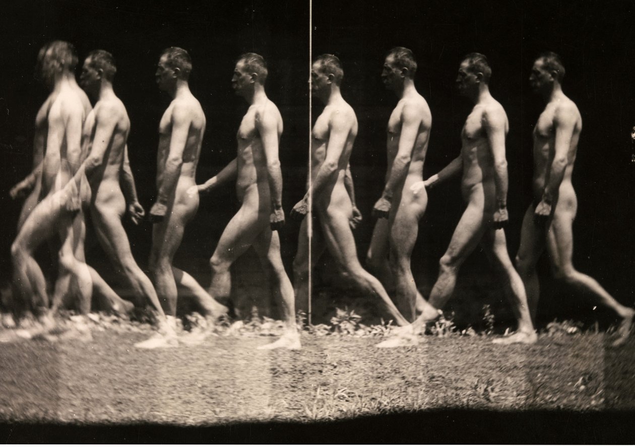 Adam Yürüyen Stroboskopik Fotoğraf by Thomas Cowperthwait Eakins