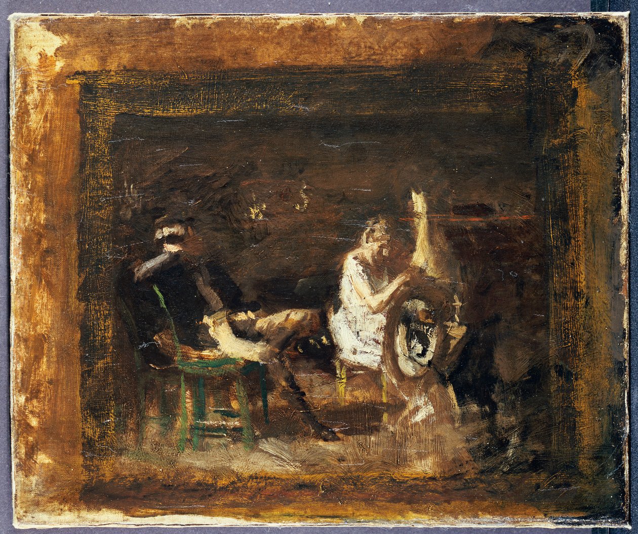 "Kurs" için çalışma by Thomas Cowperthwait Eakins