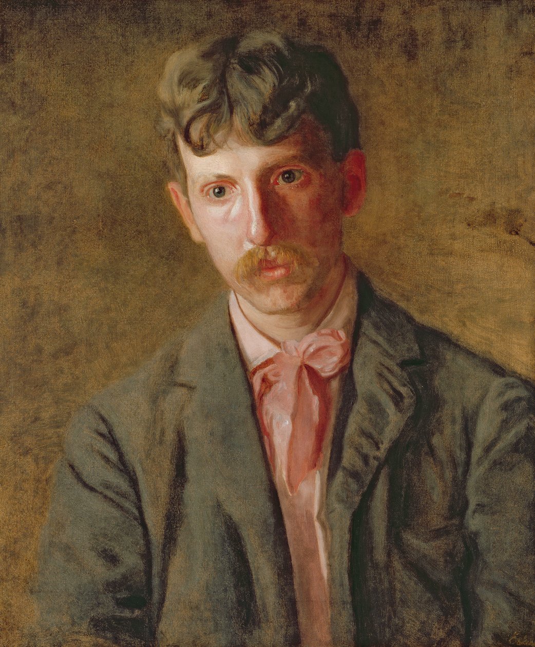 Piyanist (Stanley Addicks) 1896 (tuval üzerine yağlı boya) by Thomas Cowperthwait Eakins