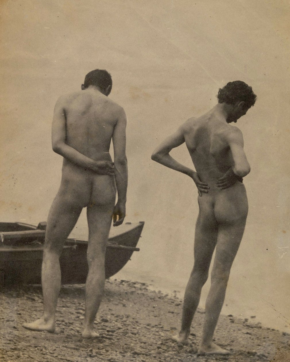 Thomas Eakins ve John Laurie Wallace bir kumsalda, 1883 by Thomas Cowperthwait circle of Eakins