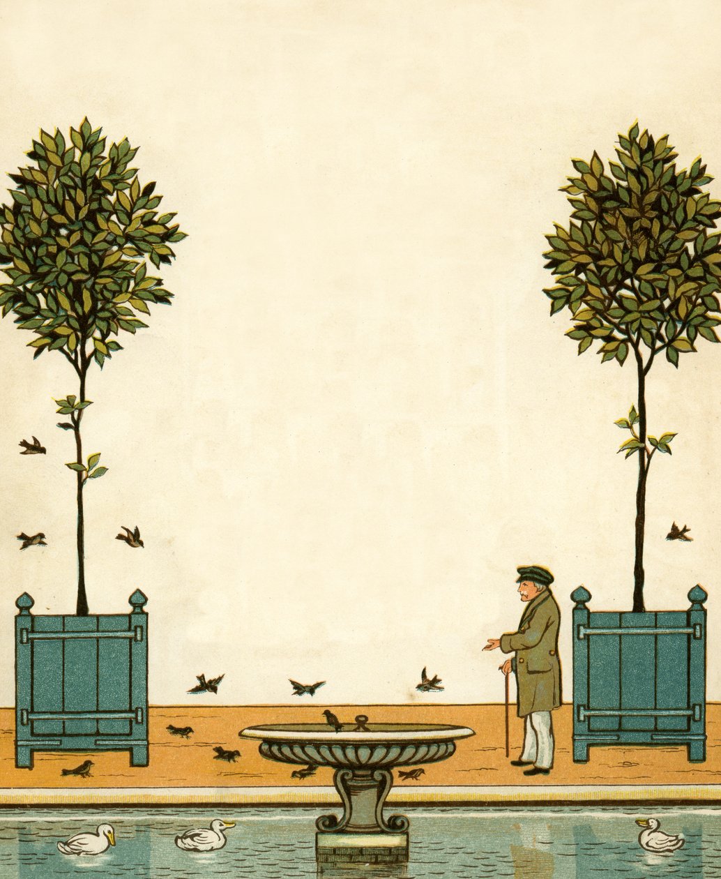 Tuileries Bahçelerinde - les jardins by Thomas Crane