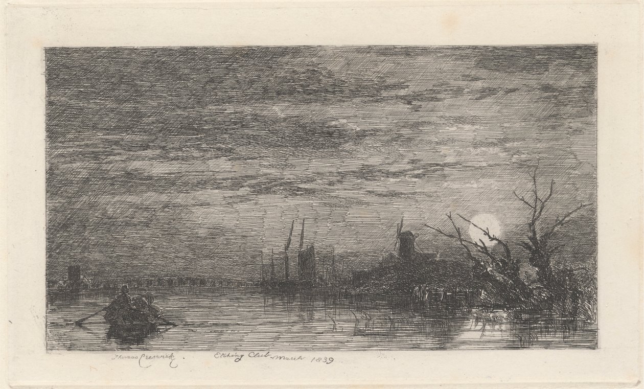 Ay ışığı by Thomas Creswick