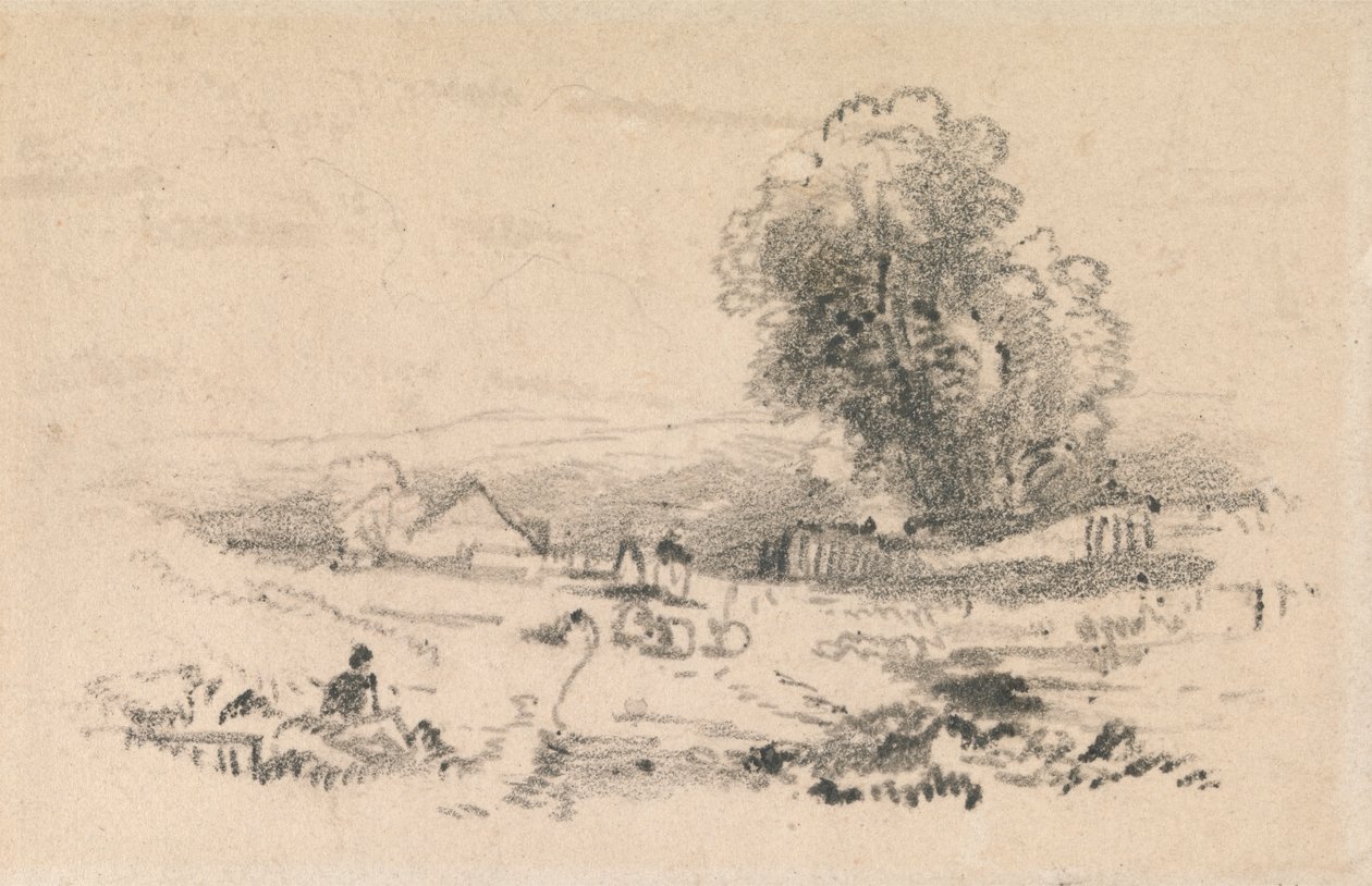 Köye Giden Yol by Thomas Creswick