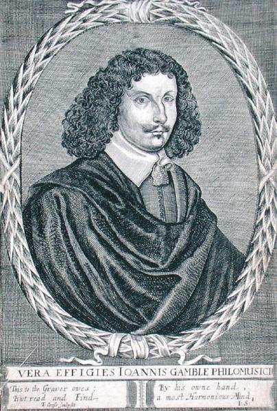 John Gamble (c.1630-87) (gravür) by Thomas Cross