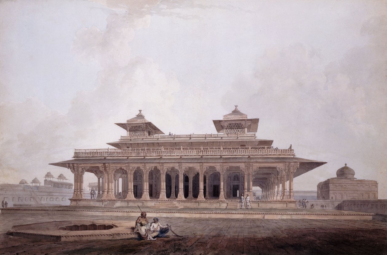 Part of the Palace within the Fort of Allahabad,  by Thomas Daniell