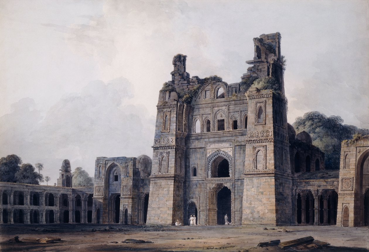 Atal Camii, Jaunpur, Uttar Pradesh, by Thomas Daniell