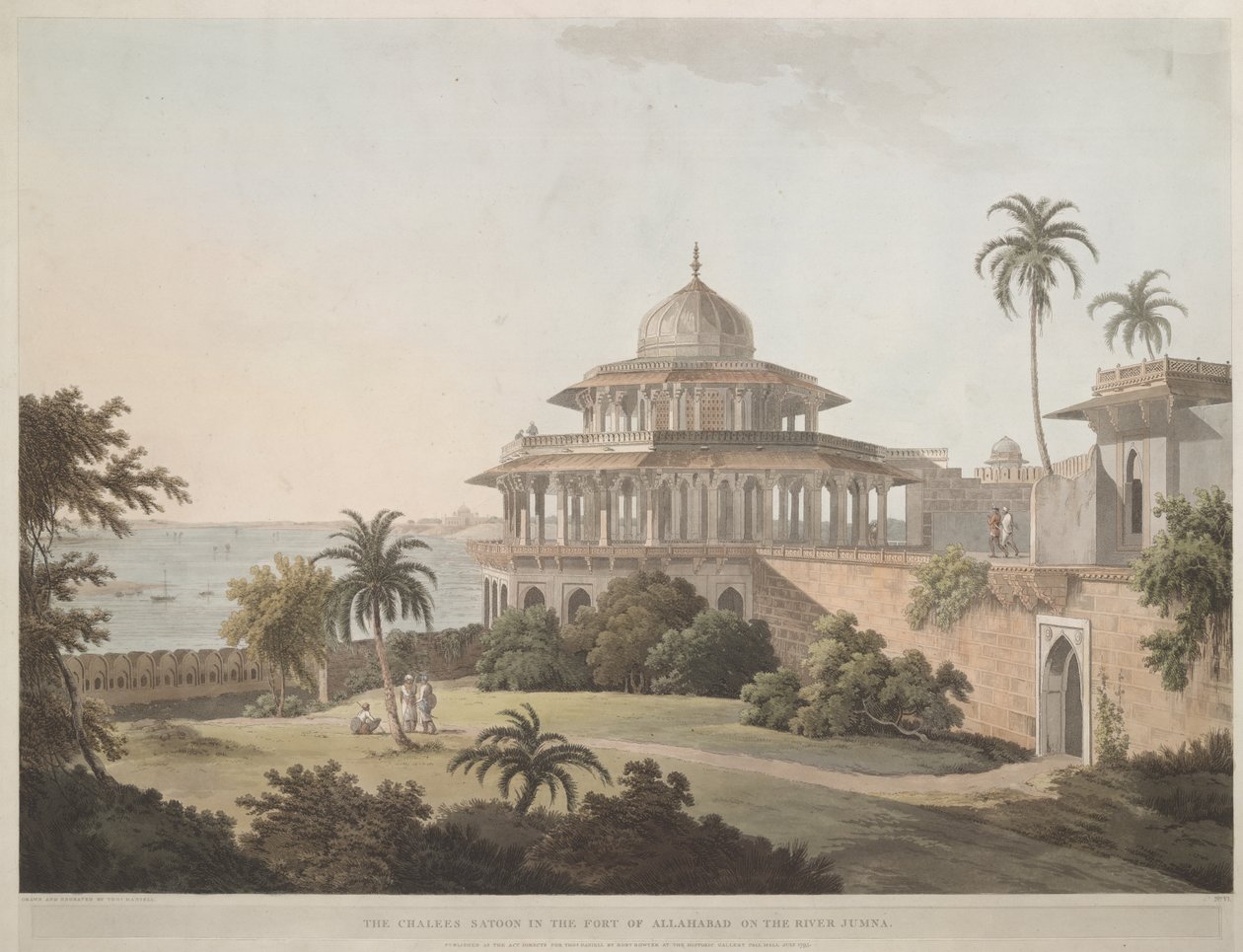 Jumna Nehri üzerindeki Allahabad Kalesi