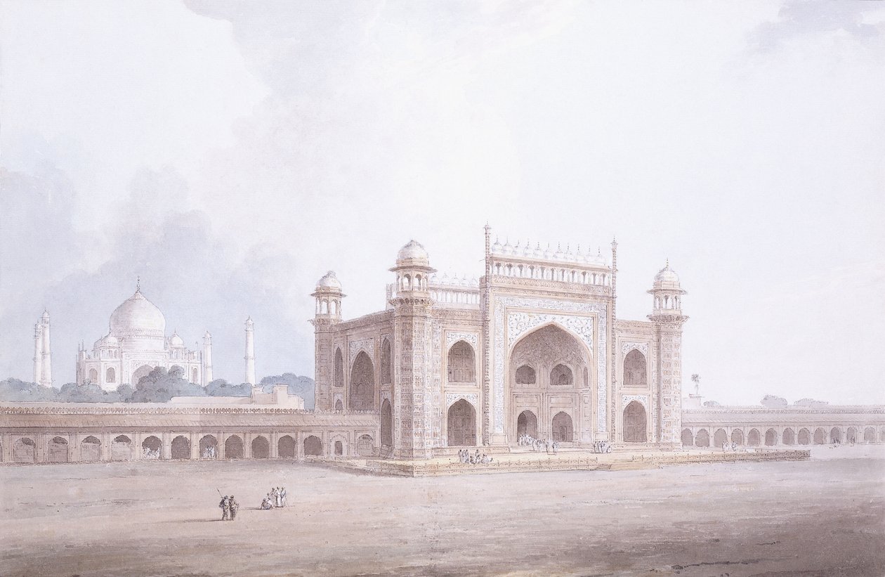 Tac Mahal Geçidi, Agra, Uttar Pradesh, by Thomas Daniell