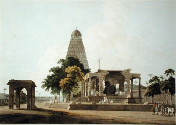 The Great Bull, An Hindoo Idol, Tanjore