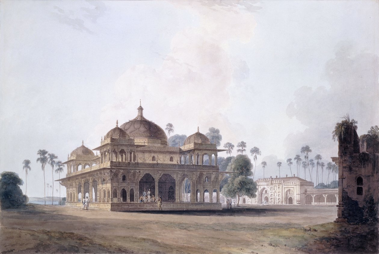 Makhdum Shah Daulat Mozolesi, Maner, Bihar, c.1788-1796 by Thomas Daniell