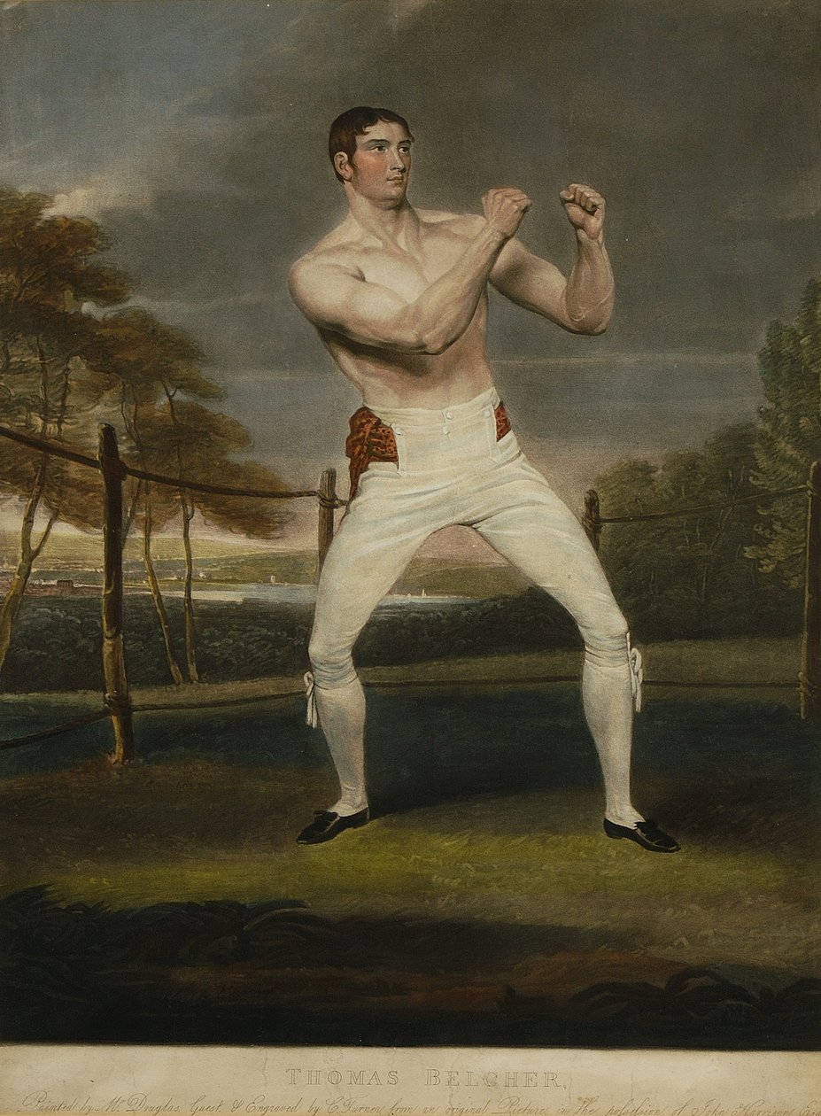 Charles Turner (1775-1857) tarafından oyulmuş Thomas Belcher, (renkli taş) by Thomas Douglas (after) Guest