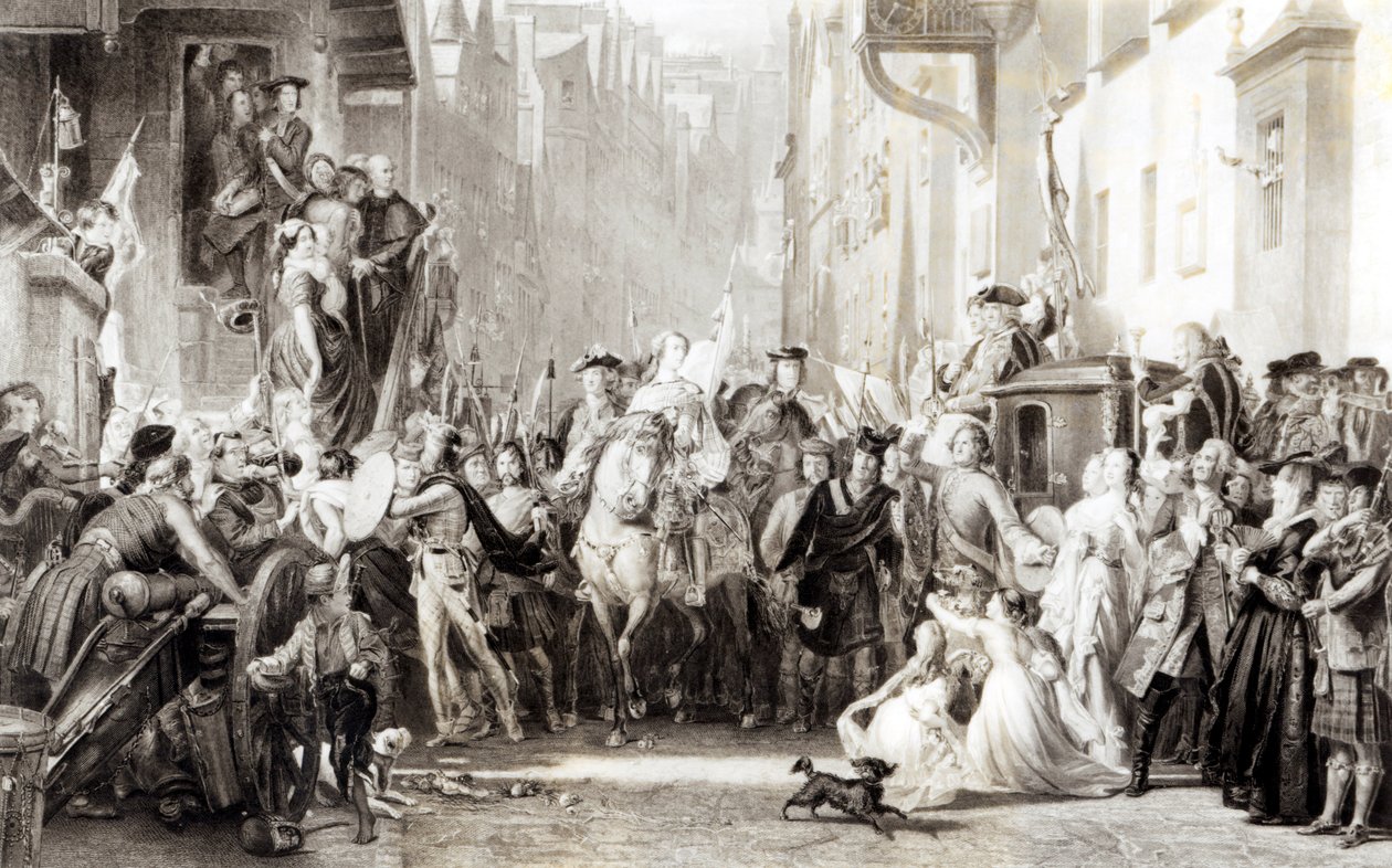 Prens Charles Edward (1720-88) ve Highlanders, Preston Savaşı