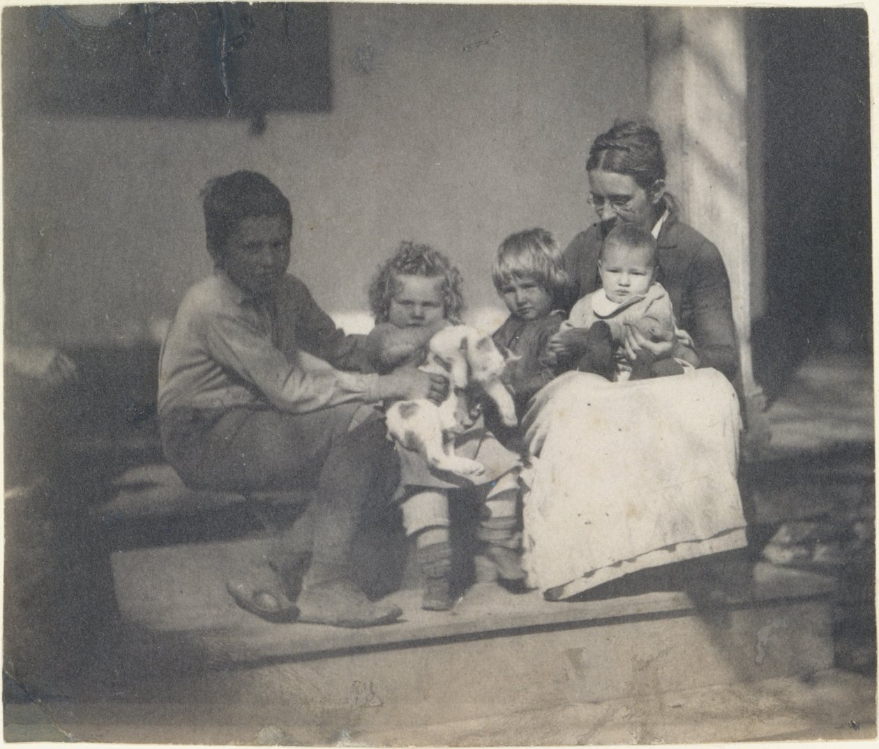 [Frances Crowell, Tanımlanamayan Çocuk, Katie, James ve Frances Crowell ile birlikte], 1890., 1890. by Thomas Eakins