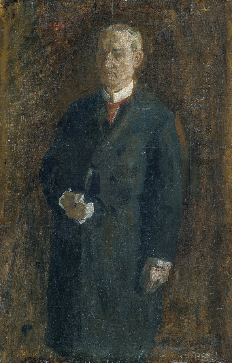 James MacAlister Sketch, yak. 1895. by Thomas Eakins