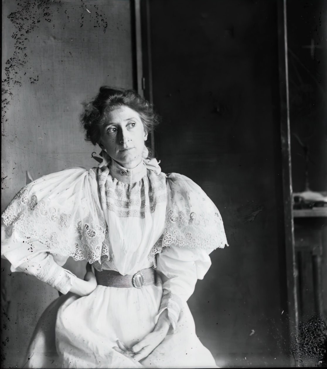 Jennie Dean Kershaw Bayan Samuel Murray, c. 1897. by Thomas Eakins