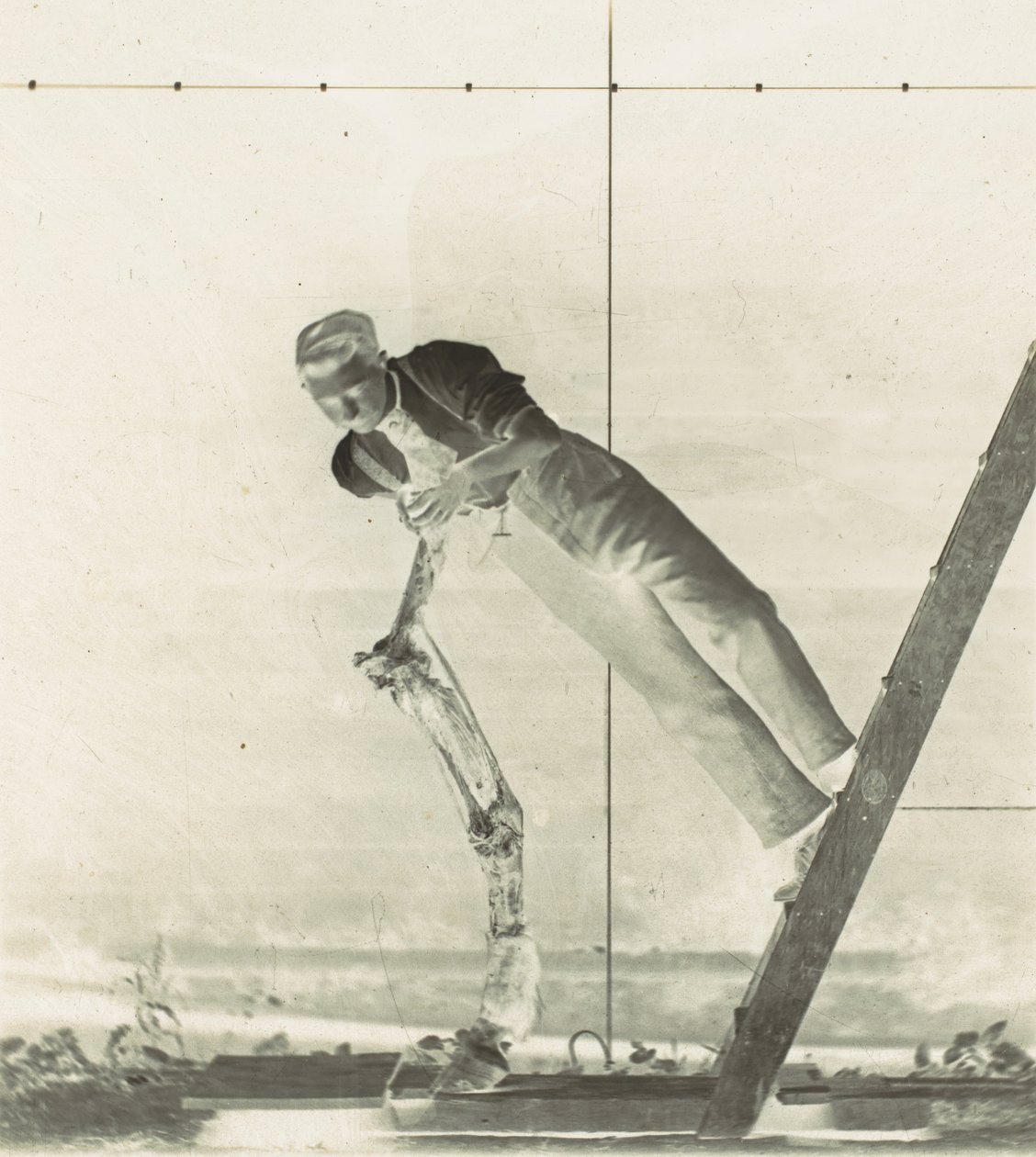 Merdiven Üzerinde Parçalanmış At Bacağı Olan Adam, 1880