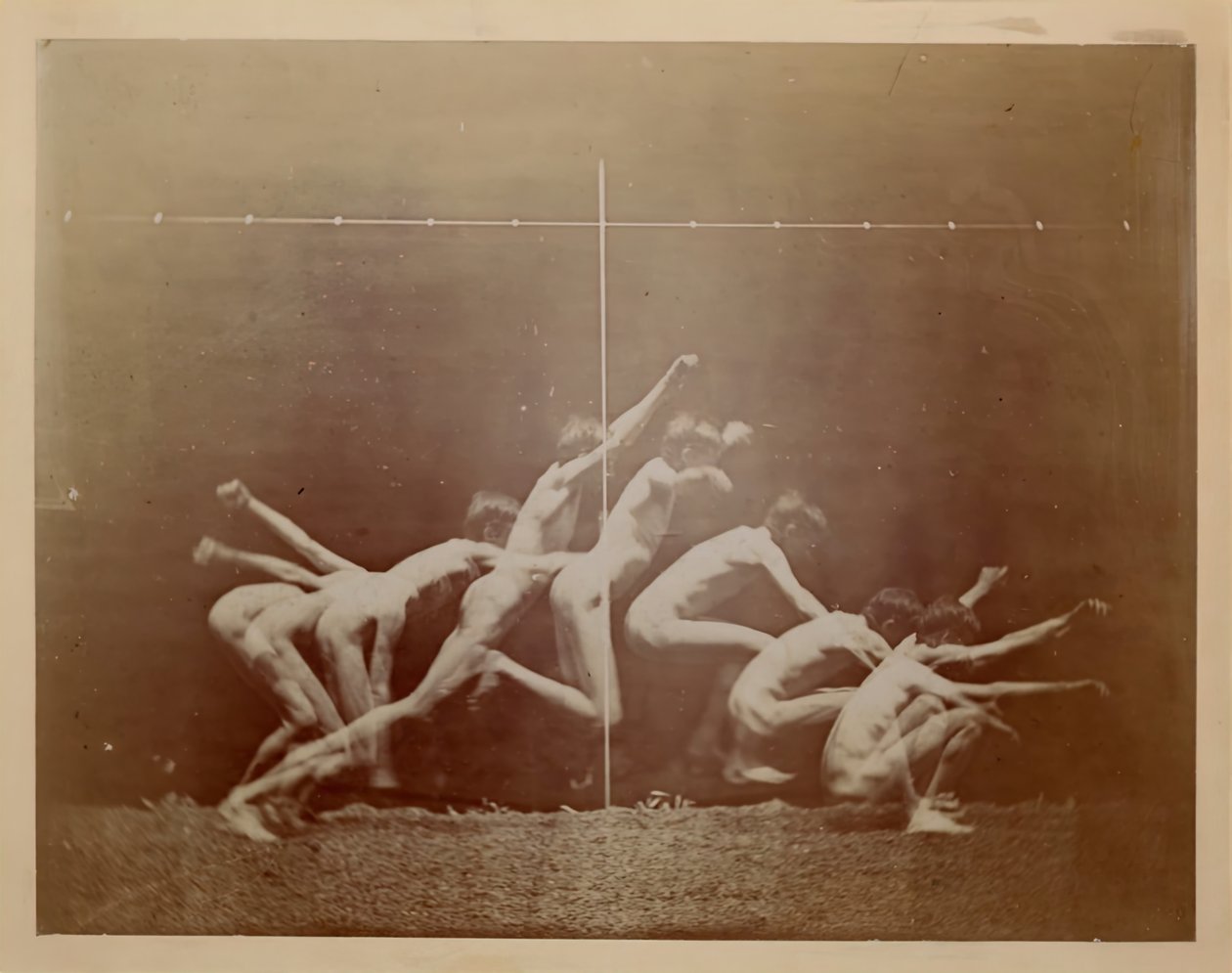 Tanımlanamayan Modelin Marey Tekerlek Fotoğrafları, 1884. by Thomas Eakins