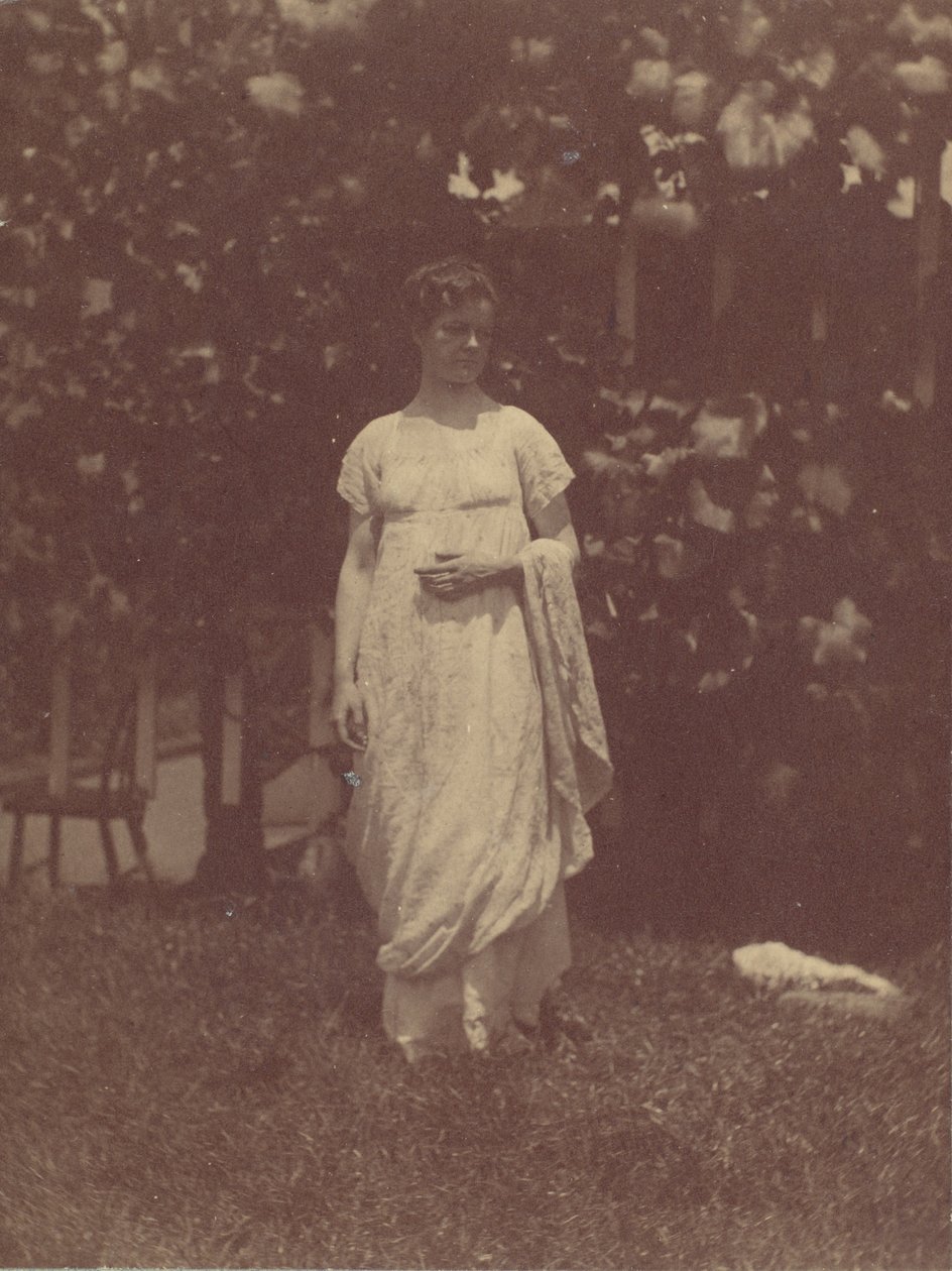 [Bayan. Louis Kentin İmparatorluk Elbiseli], 1880