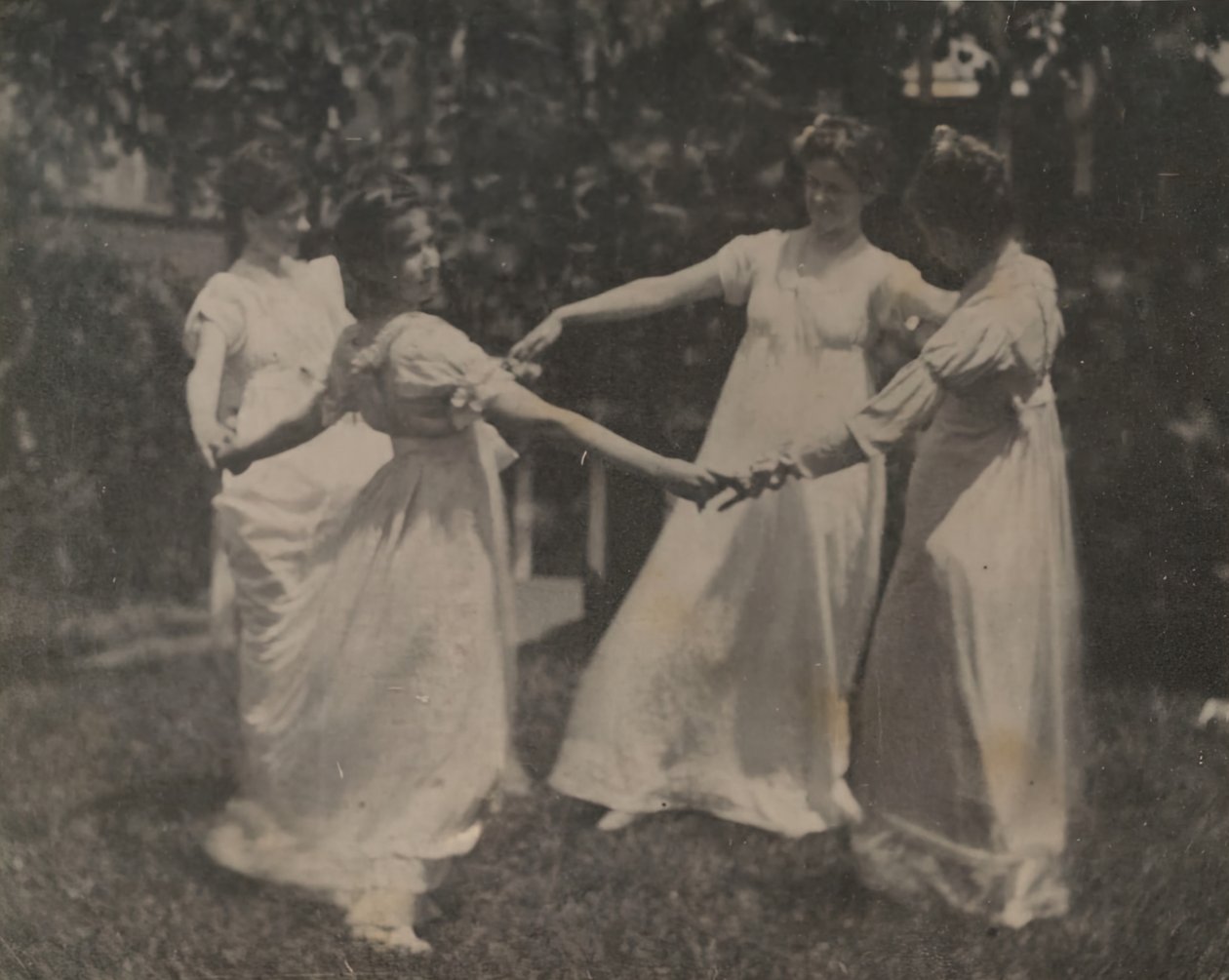 Susan Hannah Macdowell, Tanımlanamayan Kız, Elizabeth Macdowell ve Muhtemelen Mary Macdowell..., c. 1 by Thomas Eakins