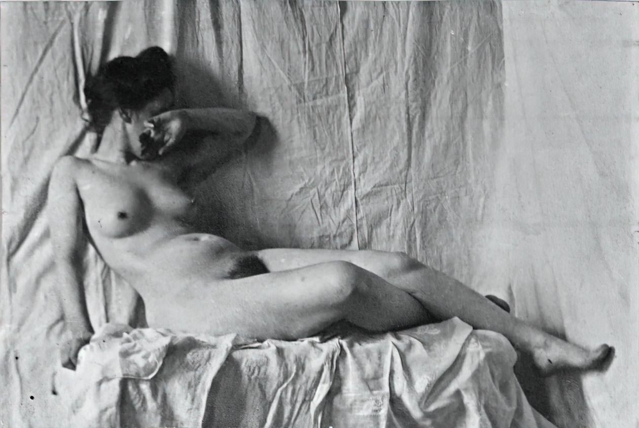 Tanımlanamayan Model, c. 1886-1892. by Thomas Eakins