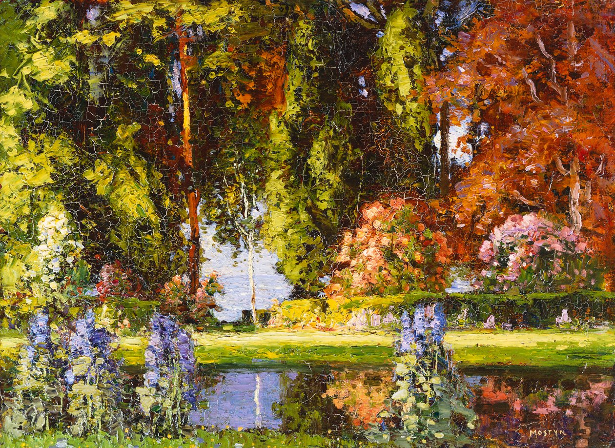 Deniz kenarındaki bahçe by Thomas Edwin Mostyn