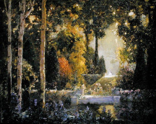 Altın Bahçe (tuval üzerine yağlı boya) by Thomas Edwin Mostyn