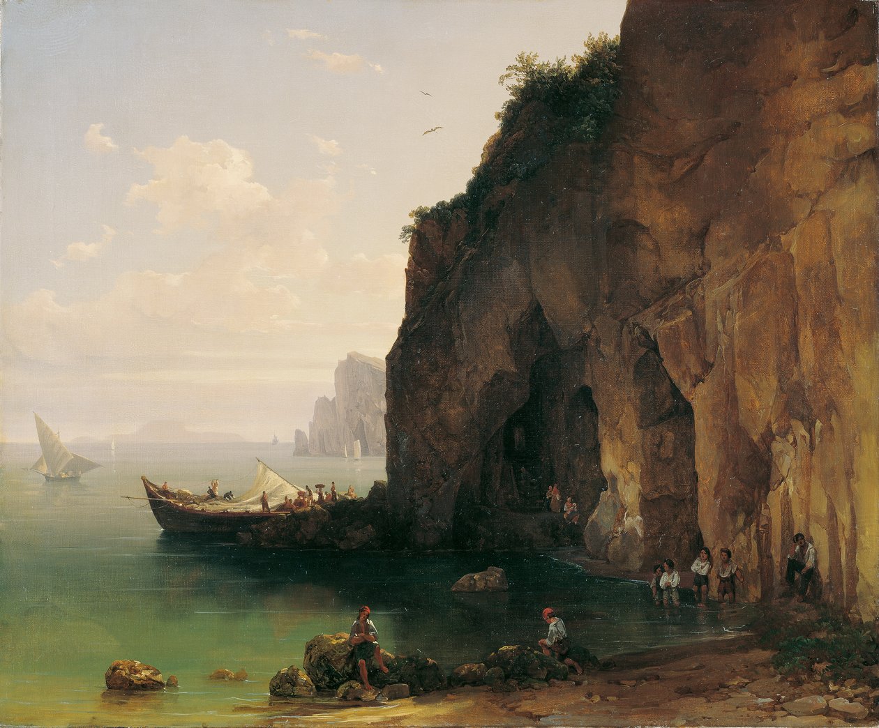 Sorrento sahili by Thomas Ender