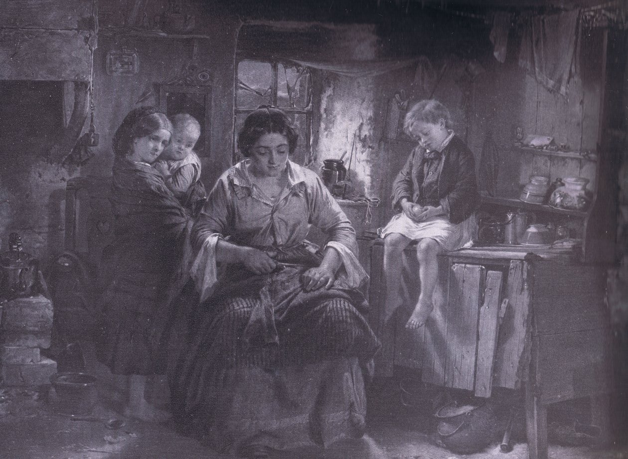 Tek çifti, Bibbys Annual, 1916-1917 by Thomas Faed