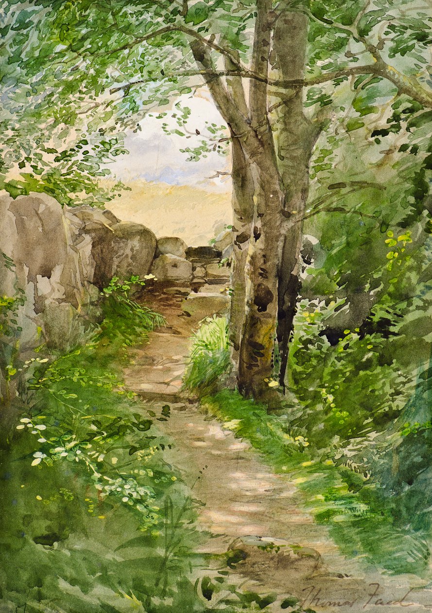 Orman Yolu by Thomas Faed