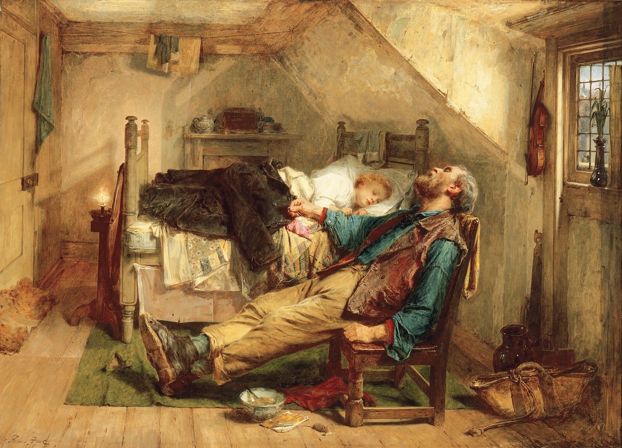 yıpranmış, 1868 by Thomas Faed