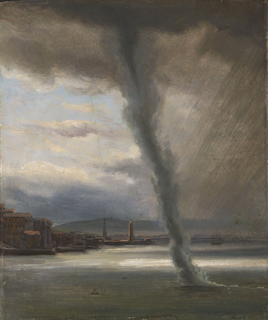 Napoli Körfezi'nde bir Hortum by Thomas Fearnley