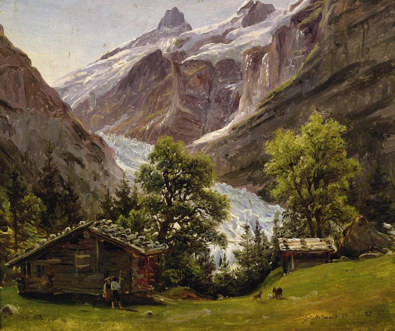 Grindelwald, İsviçre by Thomas Fearnley