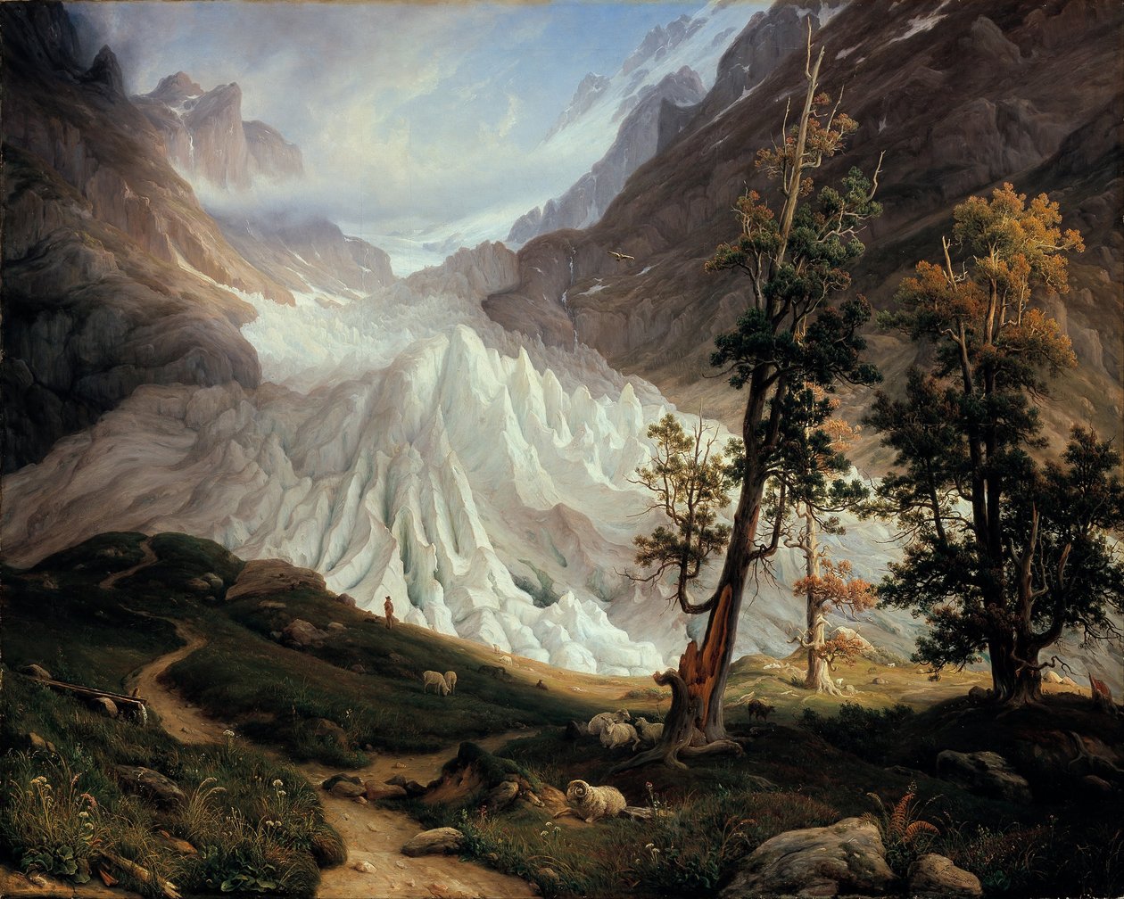 Aşağı Grindelwald Buzulu by Thomas Fearnley