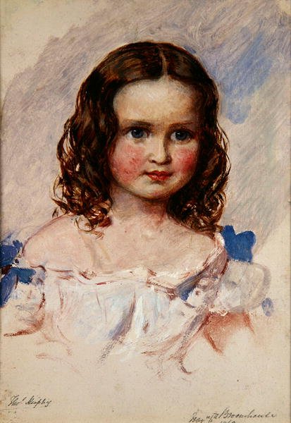 Genç Bir Kızın Portresi by Thomas Frank Heaphy
