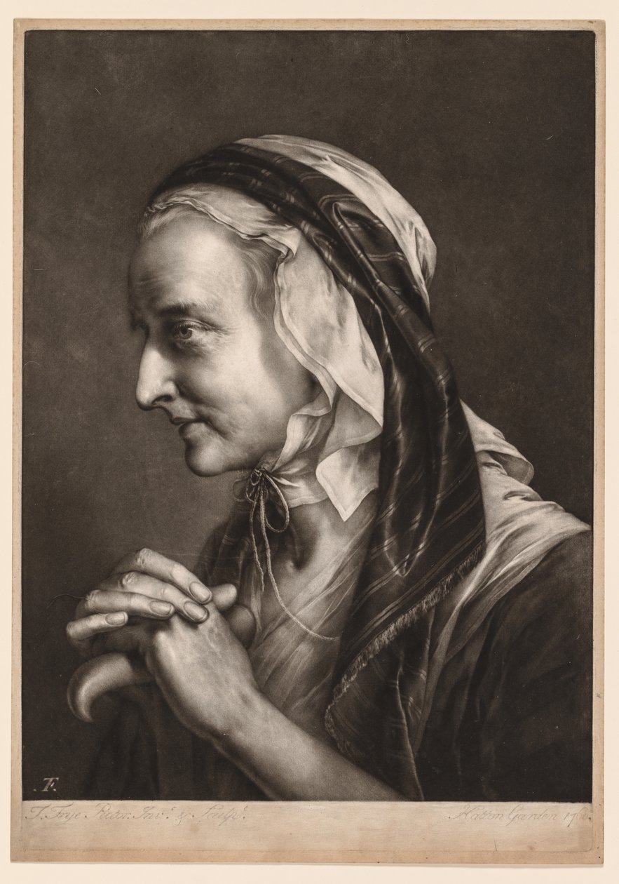 İlk Gerçek Boyutlu Kafalar Serisi: Mrs. Frye by Thomas Frye