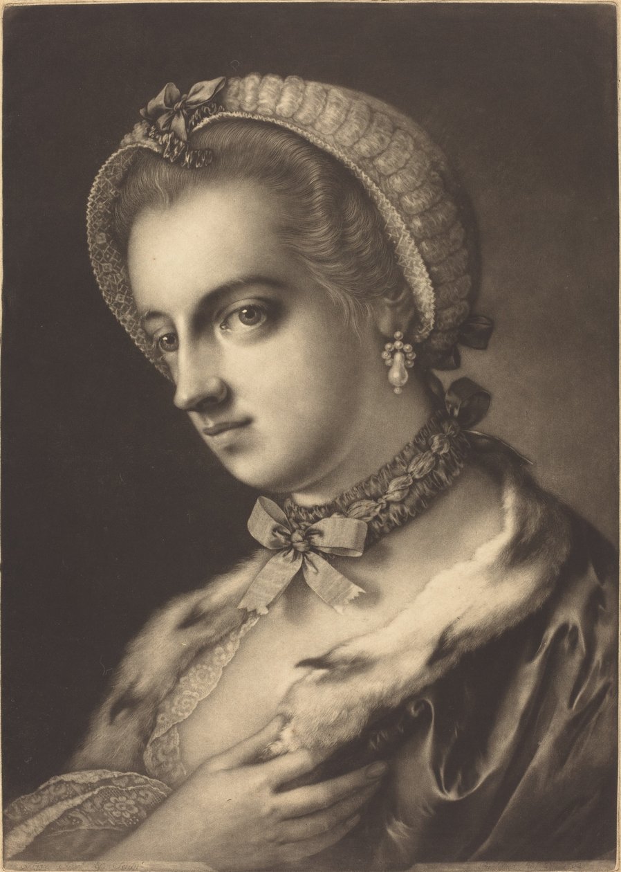 Bir İngiliz Güzelinin Hayali Portresi by Thomas Frye