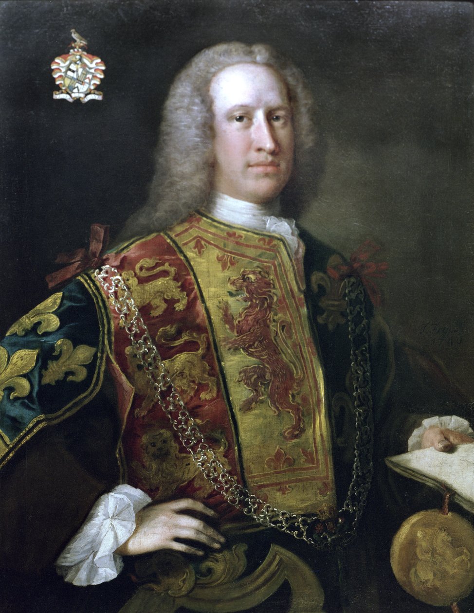 Sir Charles Townley, Garter Silah Kralı by Thomas Frye