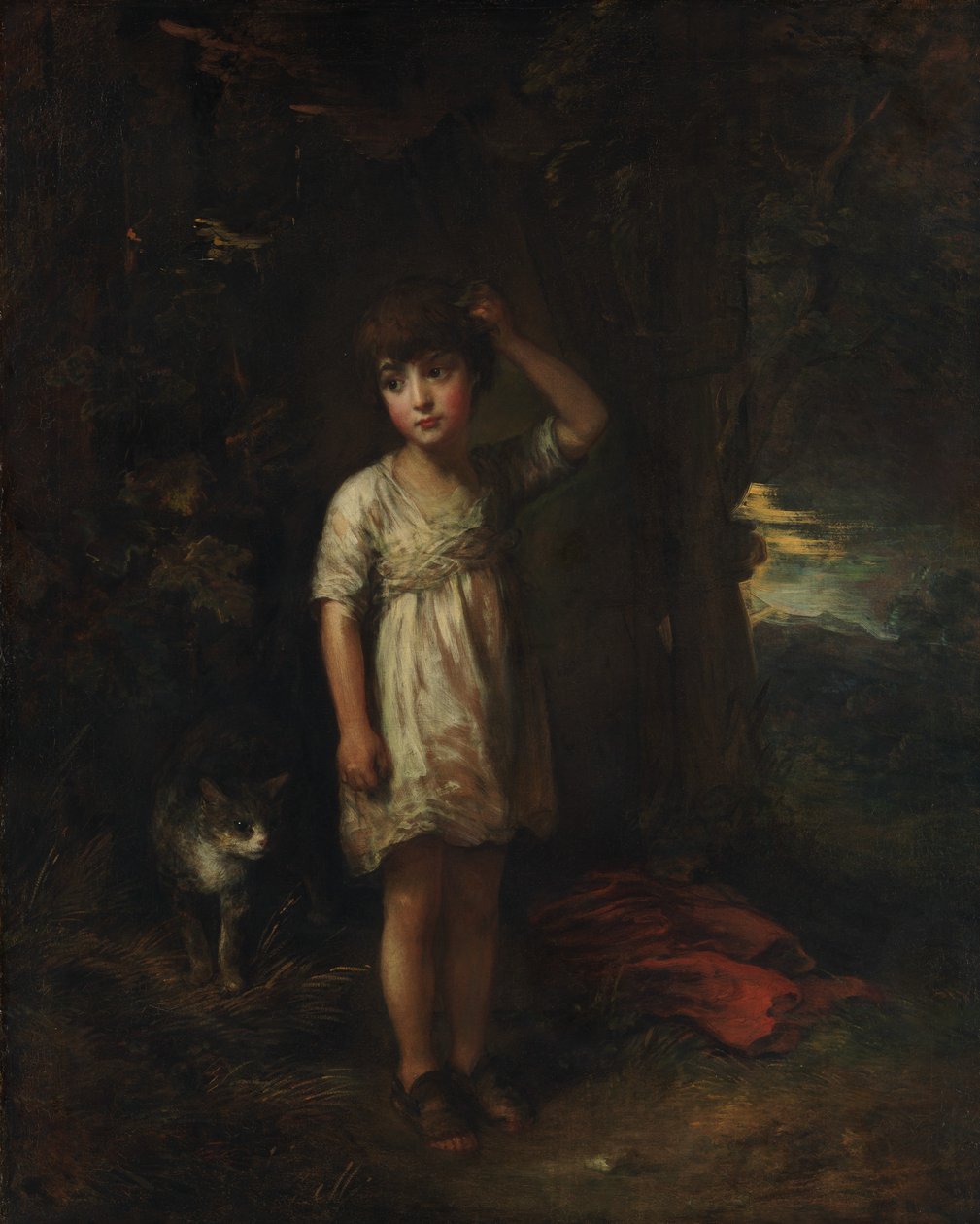 Kedili Bir Çocuk - Sabah, 1787. by Thomas Gainsborough