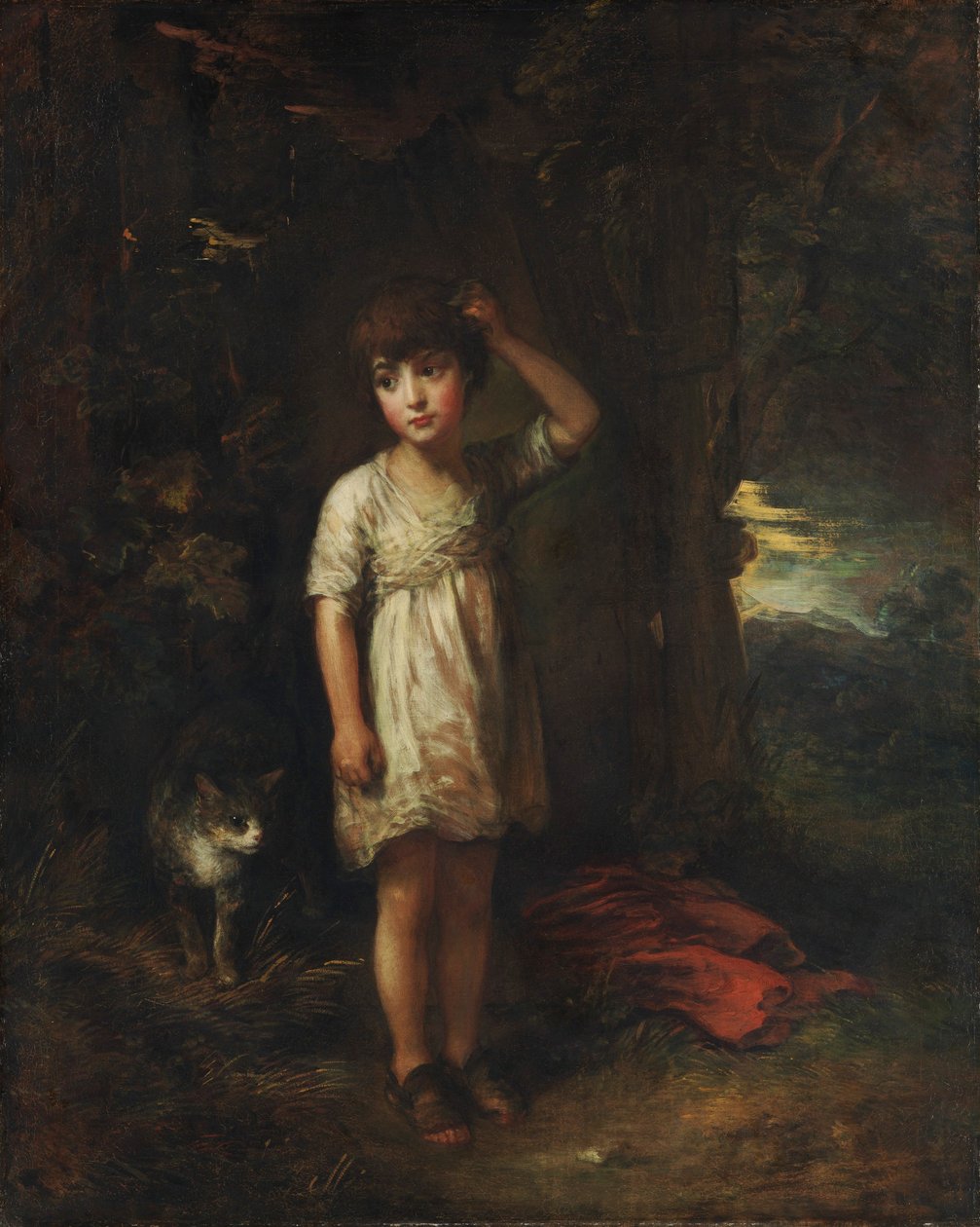 Kedili Bir Çocuk, Sabah by Thomas Gainsborough