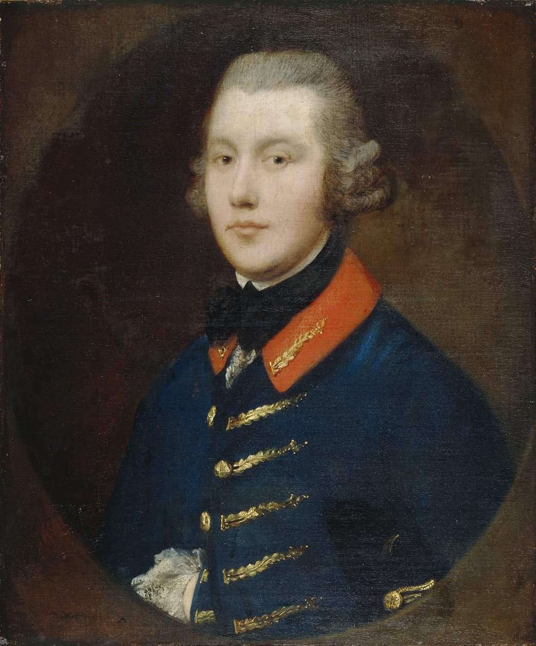 Genç Bir Beyefendi, c.1760-65 (tuval üzerine yağlıboya) by Thomas Gainsborough