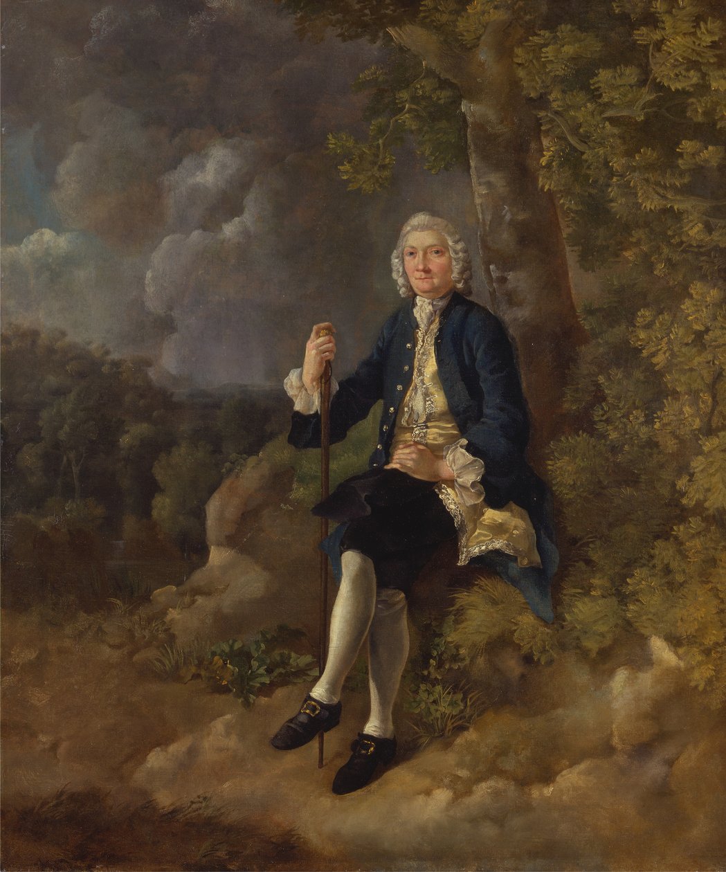 Clayton Jones, 1744-1745. by Thomas Gainsborough