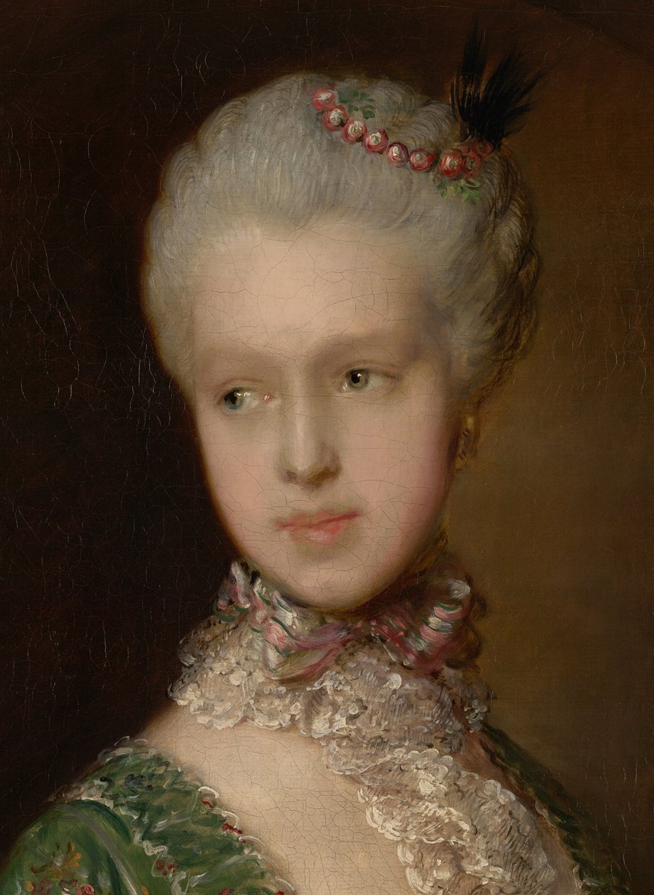 Elizabeth Wrottesley, daha sonra Grafton Düşesi by Thomas Gainsborough