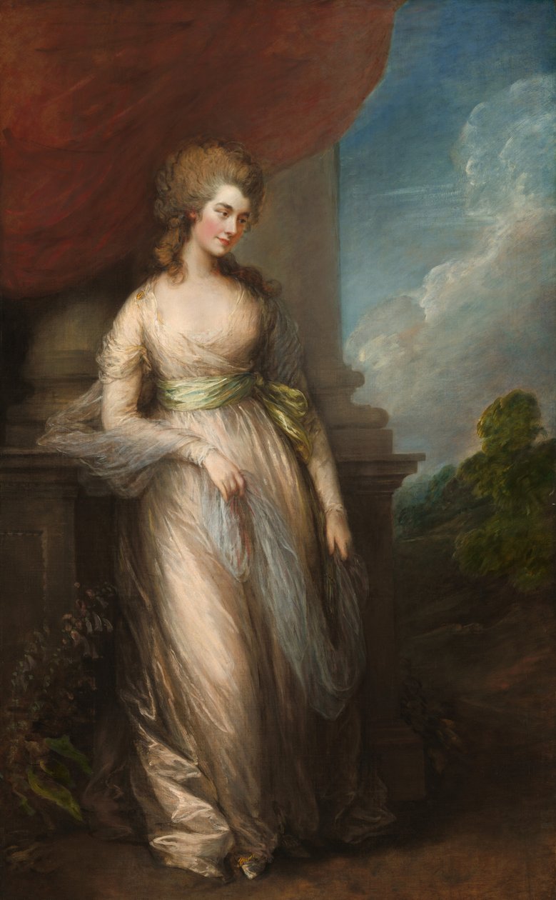 Georgiana, Devonshire Düşesi by Thomas Gainsborough