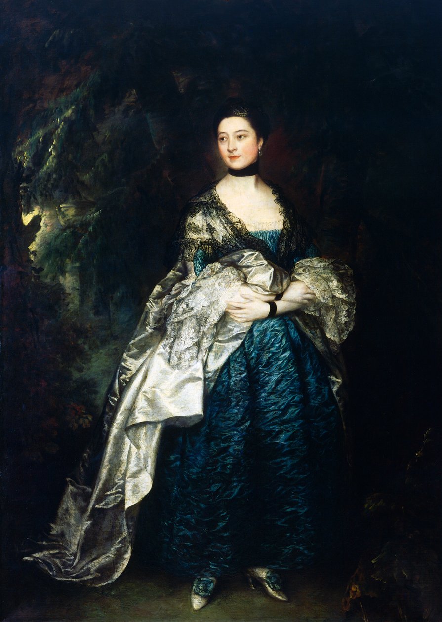Leydi Alston, yazan Thomas Gainsborough (1727-1788) by Thomas Gainsborough