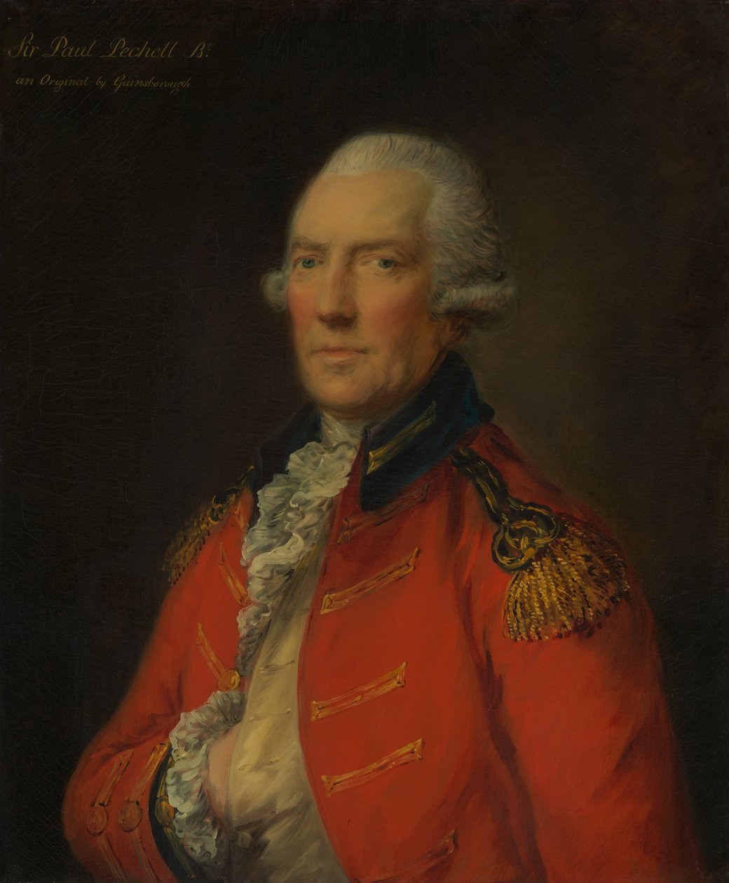 Yarbay Paul Pechell 1724-1800. by Thomas Gainsborough