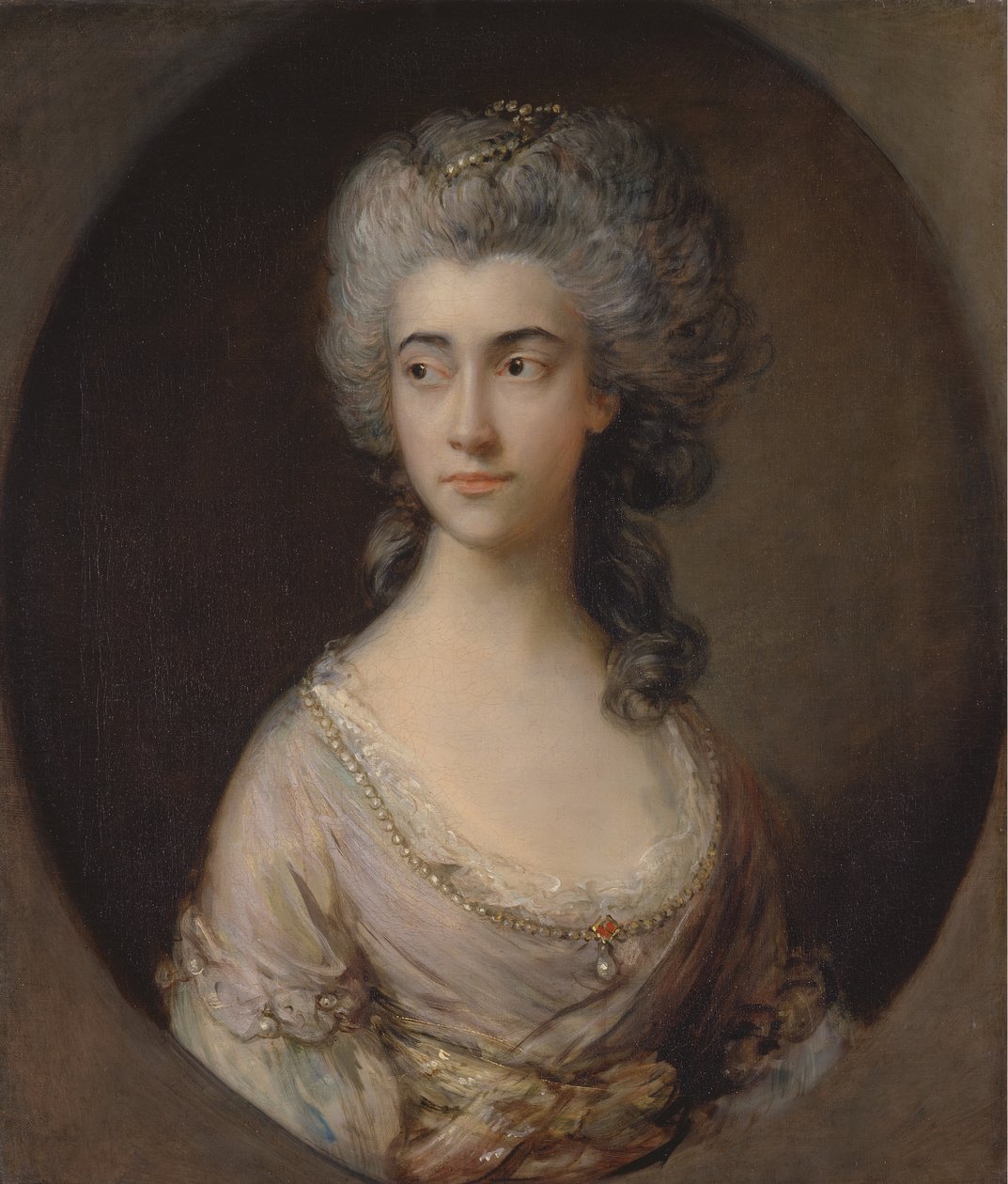 Mary Heberden, yak. 1777. by Thomas Gainsborough